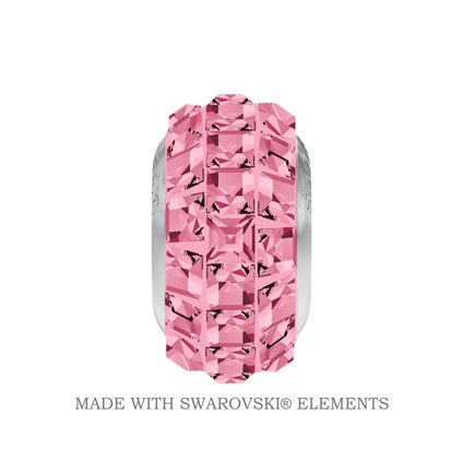 BeCharmed Pave Crystal Light Rose