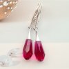 Swarovski Crystals náušnice Pure Drop Ruby
