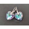 Vitrail Light Swarovski Crystals Swarovski Crystals exkluzívne strieborné náušnice s očarujúcim leskom 18 mm