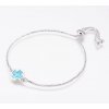 Dámsky náramok s modrým opálom