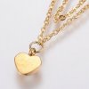 Dámsky pozlátený náramok srdiečko