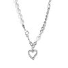 Dámsky náhrdelník z chirurgickej ocele s príveskom srdce