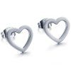 Náušnice srdiečko z chirurgickej ocele