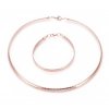 Dámsky set náhrdelník a náramok z chirurgickej ocele 6 mm
