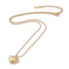 Dámsky náhrdelník srdce s retiazkou 46 cm z chirurgickej ocele