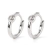 Náušnice kruhy so zirkónmi Kubic zirconia