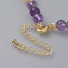 Dámsky ametystový náramok s perličkami 4