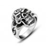 Biker Female Skull prsteň z chirurgickej ocele lebka