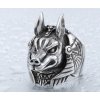 Biker Egyptian masívny prsteň z chirurgickej ocele