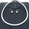 Dámsky perličkový náhrdelník a náušnice so zirkónom 2