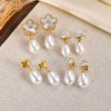 Dámske perlové náušnice 2