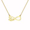 Náhrdelník nekonečno Infinity "Love" zlatá farba