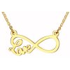 Náhrdelník nekonečno Infinity "Love" zlatá farba