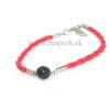 Červený kabbalah náramok ónyx