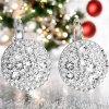 Strieborné dámske náušnice väčšie kruhy so Swarovski Crystals