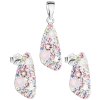 Dámska súprava šperkov so Swarovski Crystals - Magic Rose svetlo ružová farba