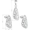 Dámska súprava šperkov so Swarovski Crystals - Crystal číre