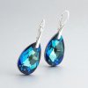 Náušnice SWAROVSKI 6106 Bermuda Blue earrings
