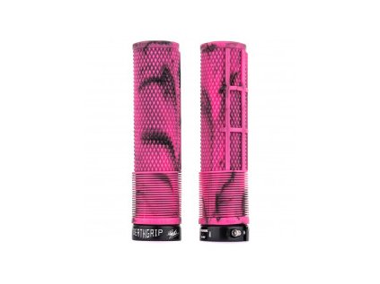 dmr chwyty deathgrip thick marble pink bez kolnierza
