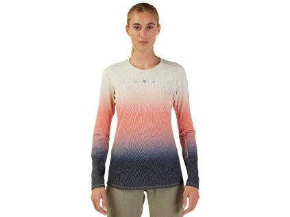 FOX RANGER DR MTB WOMEN'S LONG SLEEVE T-SHIRT LUNAR (Veľkosť M)