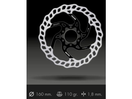 Galfer brzdový kotouč Fixed Wave - Center-lock (PRIEMER 160mm)
