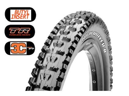 1480 1 plast maxxis high roller ii 27 5x2 40 kevlar dh tr 3c maxx grip