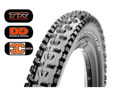 1570 1 plast maxxis high roller ii 29 x 2 50 wt kevlar dd tr 120tpi 3c maxx terra