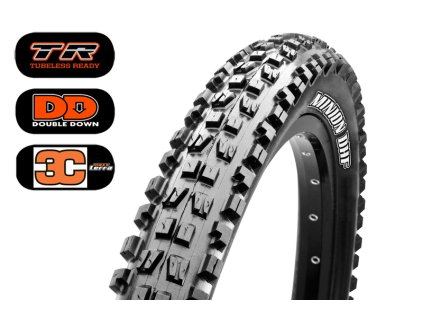 1561 plast maxxis minion dhf 29 x 2 50 wt kevlar dd tr 120tpi 3c maxx terra