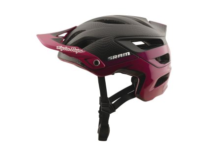 TLD HELMA A3 TROY LEE DESIGNS X SRAM RADIOSCAPE BLK/BERRY (Veľkosť M-L)