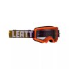 leatt moto goggle 25 small vizion orange clear 90 vlt front 8025250520 686d079b40563