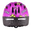 Helma Extend LILLY fialové květiny (Veľkosť helmy S/M (51-54cm))