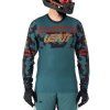 Leatt cyklistický dres MTB Gravity 4.0, Teal (veľkosť #XXL/US46/EU56)