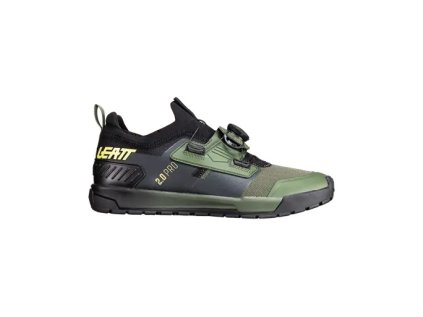 leatt mtb shoe 2.0 proflat spinach right 3024320140 5