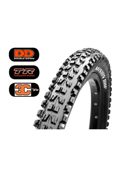 Plášť MAXXIS Minion DHF 27.5x2.50 WT kevlar DD TR 120TPI 3C Maxx Grip