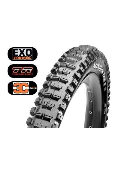 Plášť MAXXIS Minion DHR II 27.5x2.40 WT kevlar EXO TR 3C Maxx Terra