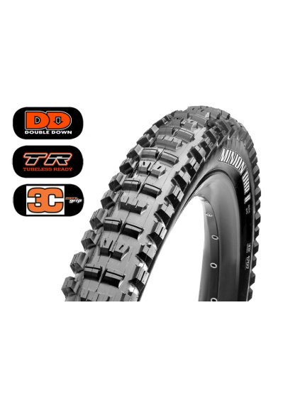 Plášť MAXXIS Minion DHR II 27.5x2.30 kevlar DD TR 120 TPI 3C Maxx Terra
