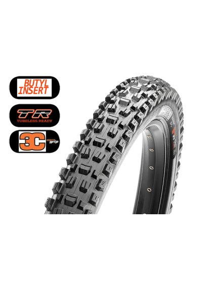 Plášť MAXXIS Assegai 27.5 x 2.50 WT kevlar TR 3C Maxx Grip DH