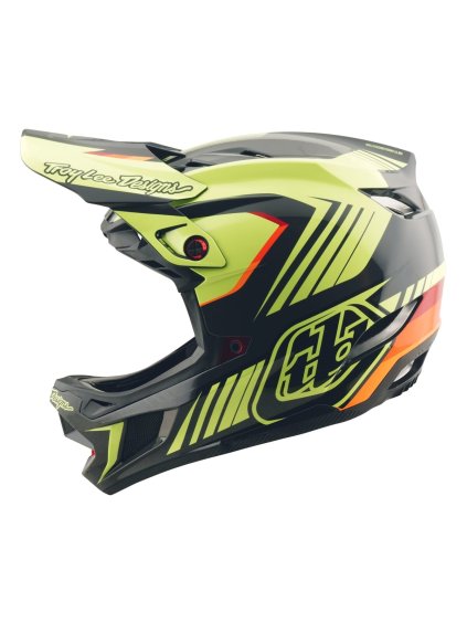 TLD HELMA D4 POLYACRYLITE QUALIFIER BLACK / YELLOW