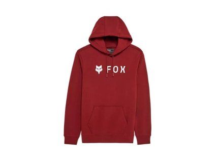 ABSOLUTE PÁNSKA FOX MIKINA S KAPUCŇOU RED