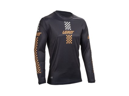 Leatt cyklistický dres MTB Enduro 4.0, Black (veľkosť #3XL/US48/EU58)