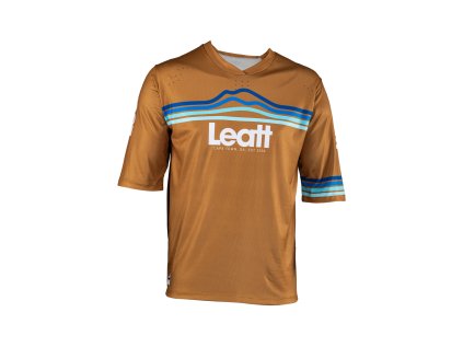Leatt dres s 3/4 rukávom MTB Enduro 3.0, pánsky, peanut (veľkosť S)
