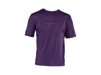 Leatt dres s krátkym rukávom MTB Trail 1.0, pánsky, velvet (veľkosť XL)