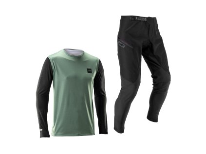 LEATT Ride Kit MTB Gravity 1.0 Junior  , Mist Green (veľkosť L / EU140 / 150cm)