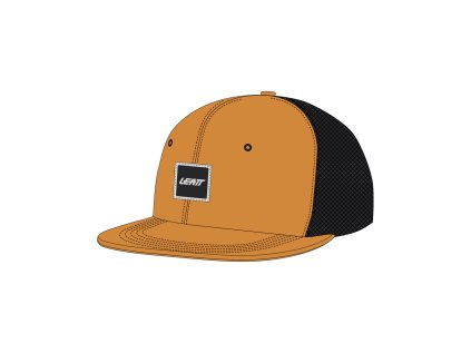 LEATT šiltovka Cap Trucker Tech (veľkosť Rusty orange, S-XL)