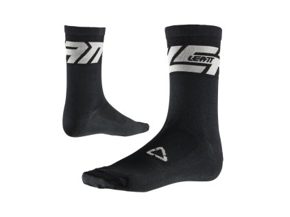 LEATT ponožky MTB  , V26 Black (veľkosť L / XL - EU43-48 / UK8.5-12.5 / US9-13)