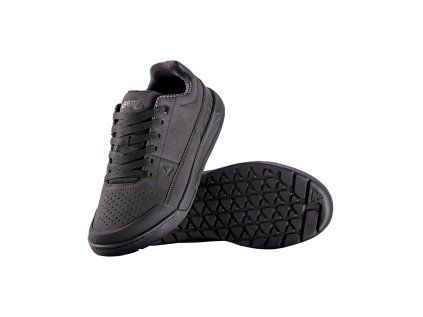LEATT cyklistická obuv Flat 2.0  , Black (veľkosť EU48.5 / CM 31 / US13 / UK12.5)