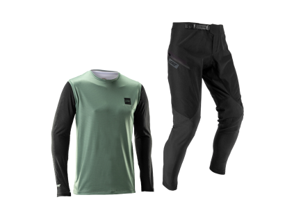 LEATT Ride Kit MTB Gravity 1.0 Junior  , Mist Green (veľkosť L / EU140 / 150cm)