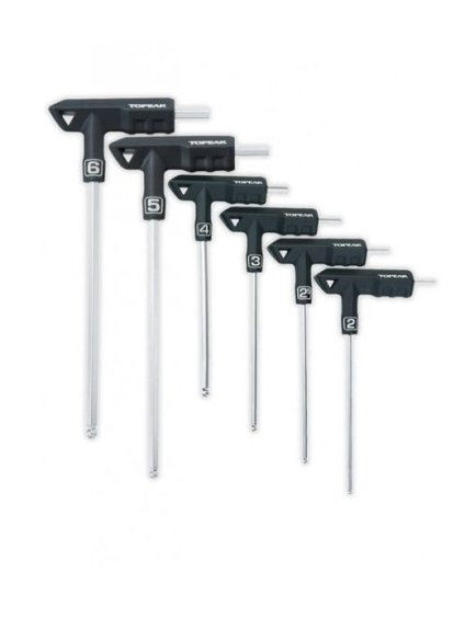Kľúče inbusové - Topeak T-HANDLE DUOHEX WRENCH SET