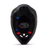 FOX RACING V3 SOLID BLACK Prilba
