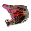 Troy Lee Designs D4 CARBON MIPS TORCHED CARBON / MAGENTA
